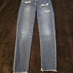 American Eagle Outfitters Ripped Denim Jeans